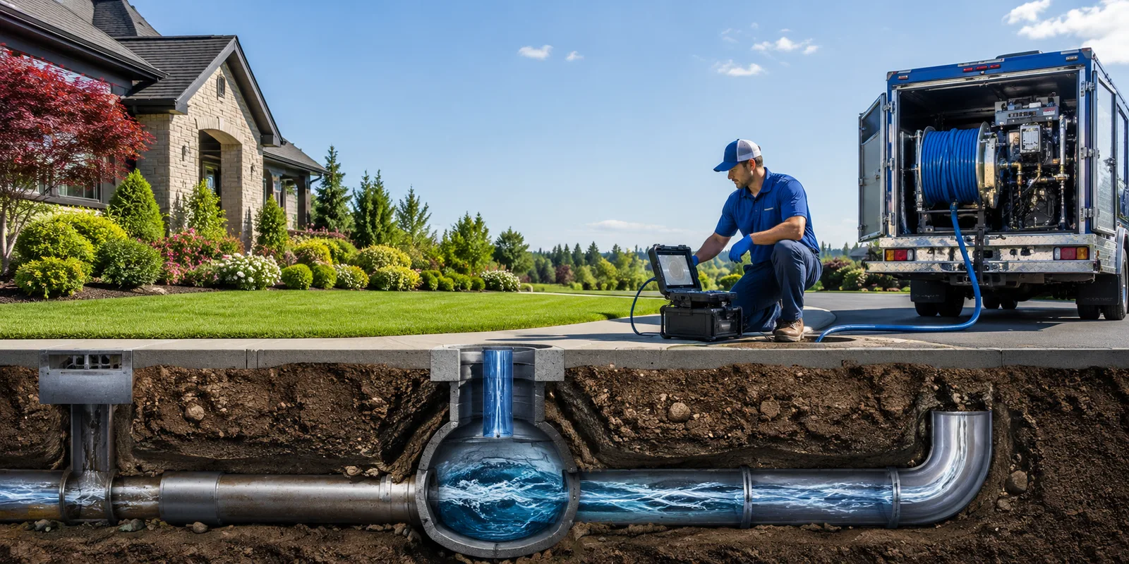 Drainage restoration information for New Washington, IN